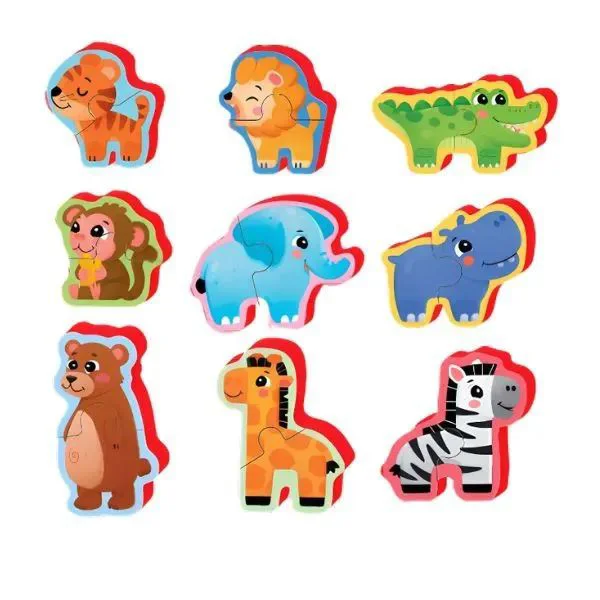 Puzzle Puedo Safari, 18 el.