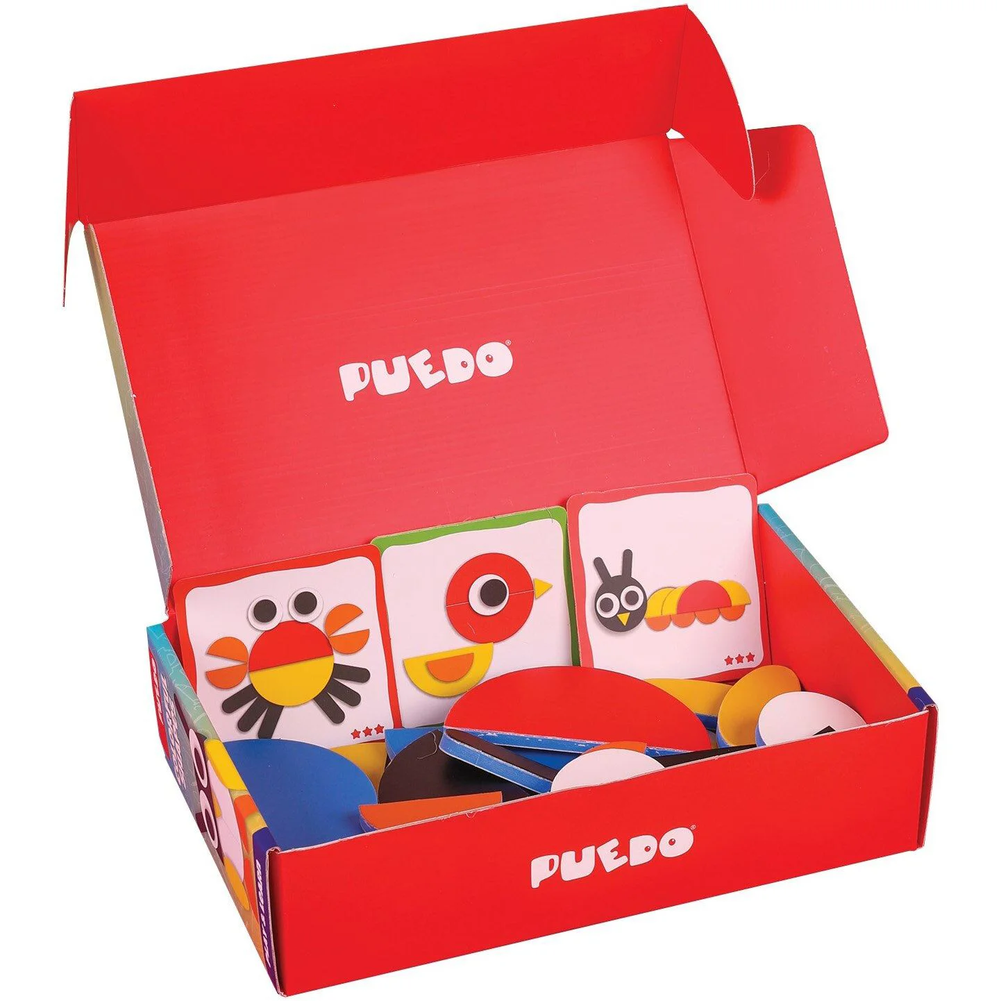 Set de forme colorate Puedo, 29 el.