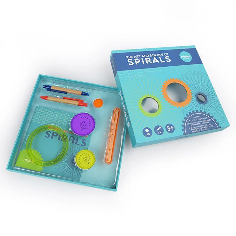 Set de creatie Spirograf: Arta si stiinta spiralelor Mideer foto