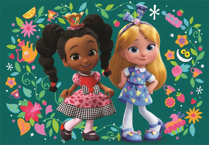 Puzzle Clementoni Cofetaria lui Alice in Tara Minunilor, 2x60 el. foto
