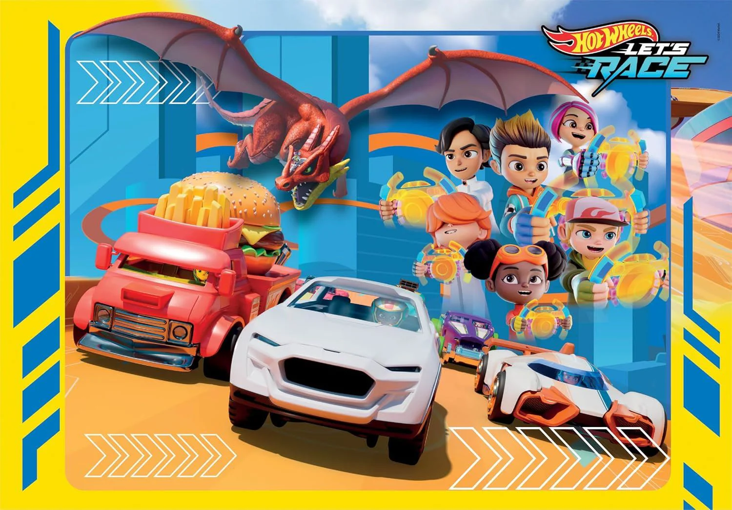 Puzzle Clementoni Hot Wheels Let's Race, 30 el. foto