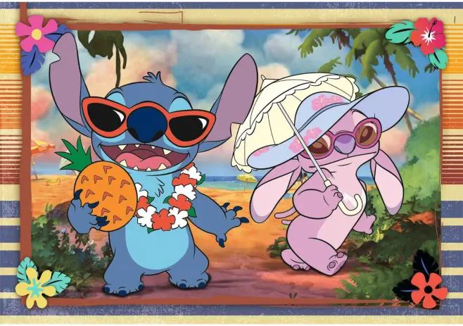 Puzzle Clementoni Stitch, 2x60 el. foto