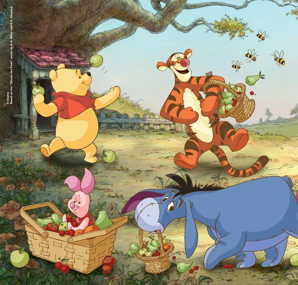 Puzzle Clementoni Winnie Pooh, 3x48 el. foto