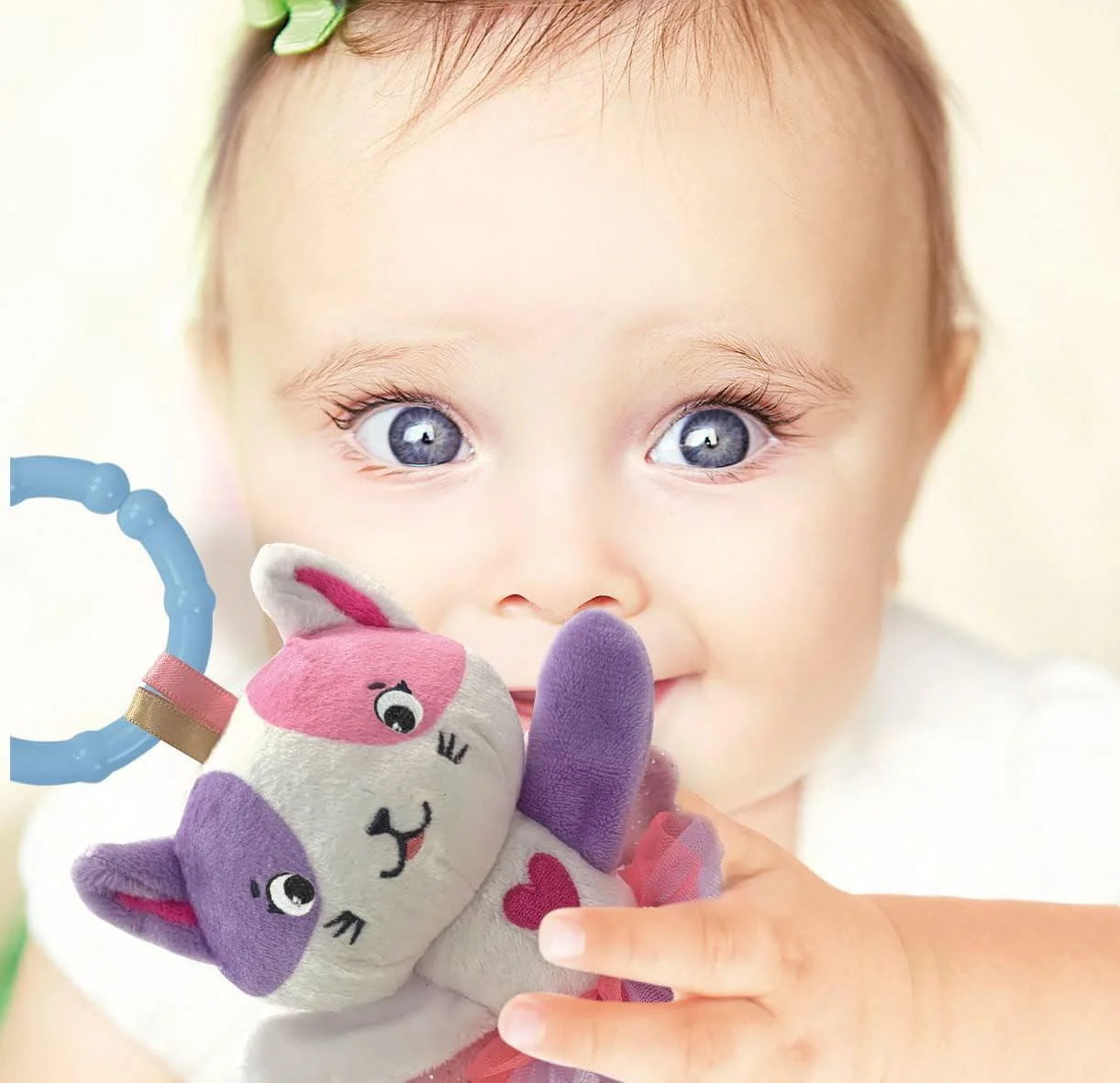Мягкая погремушка Clementoni Baby Котёнок foto