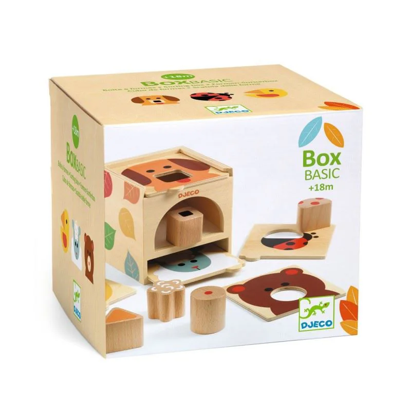 Sorter din lemn Djeco BoxBasic