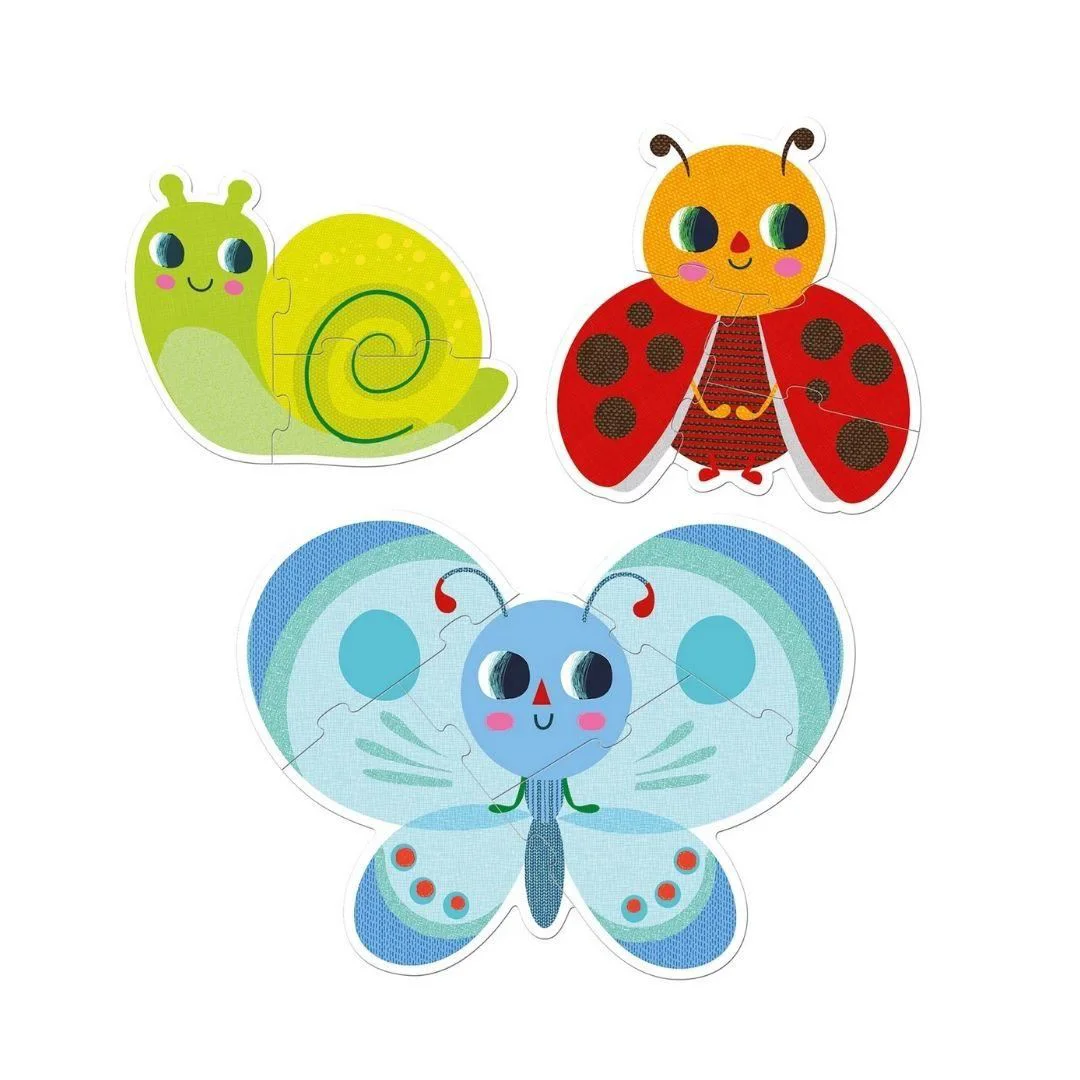 Set puzzle-uri evolutive Djeco In Gradina foto