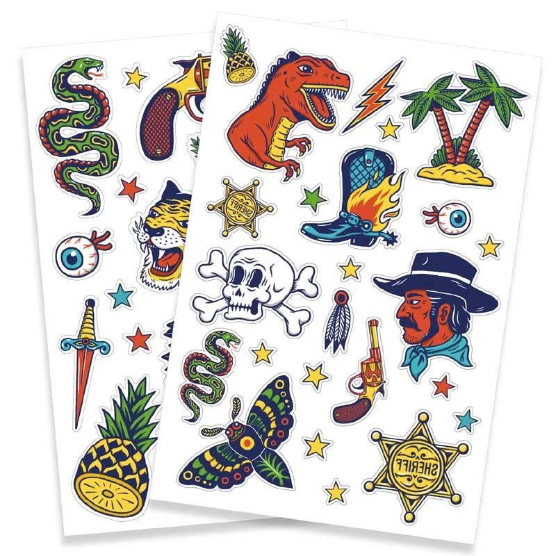 Set de tatuaje temporare Djeco Bang bang