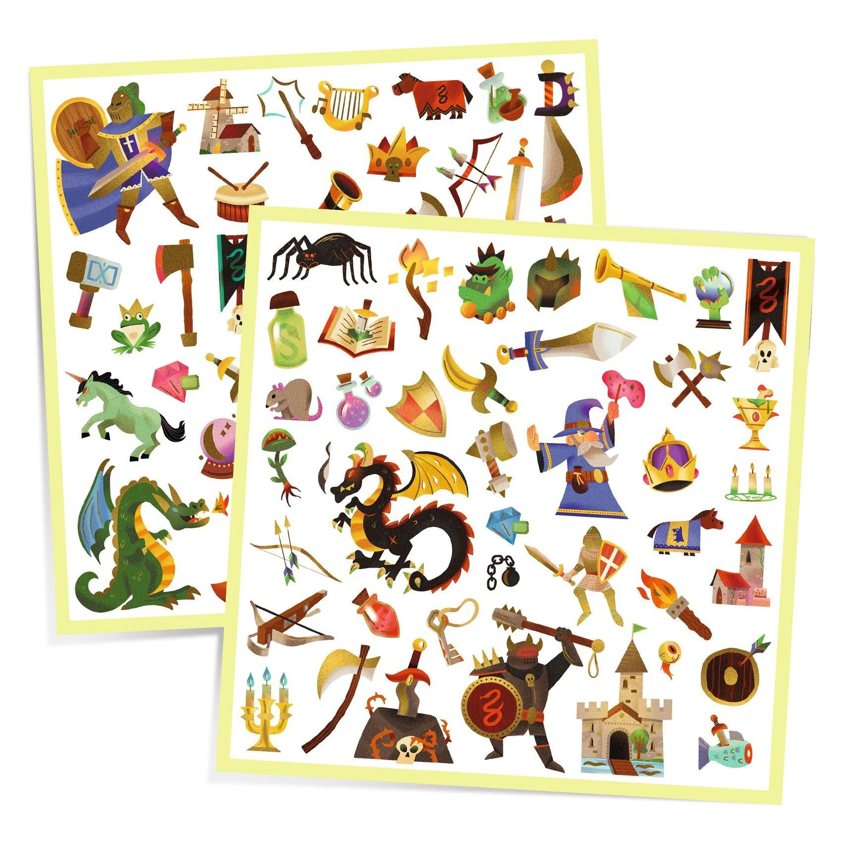 Set de stickere Djeco Medieval Fantasy foto