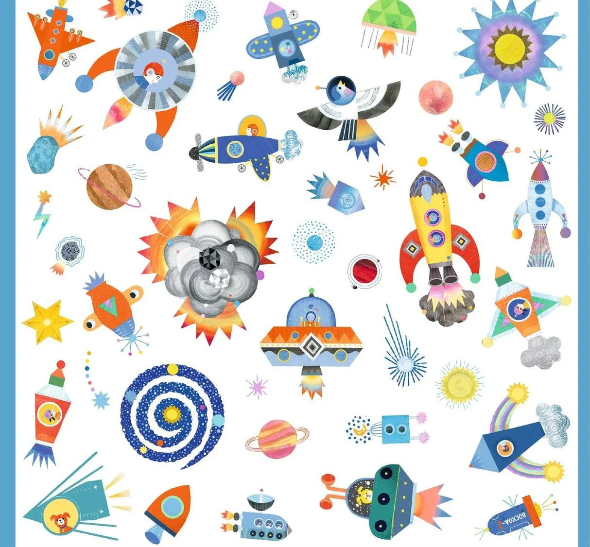 Set de stickere Djeco Interstellar