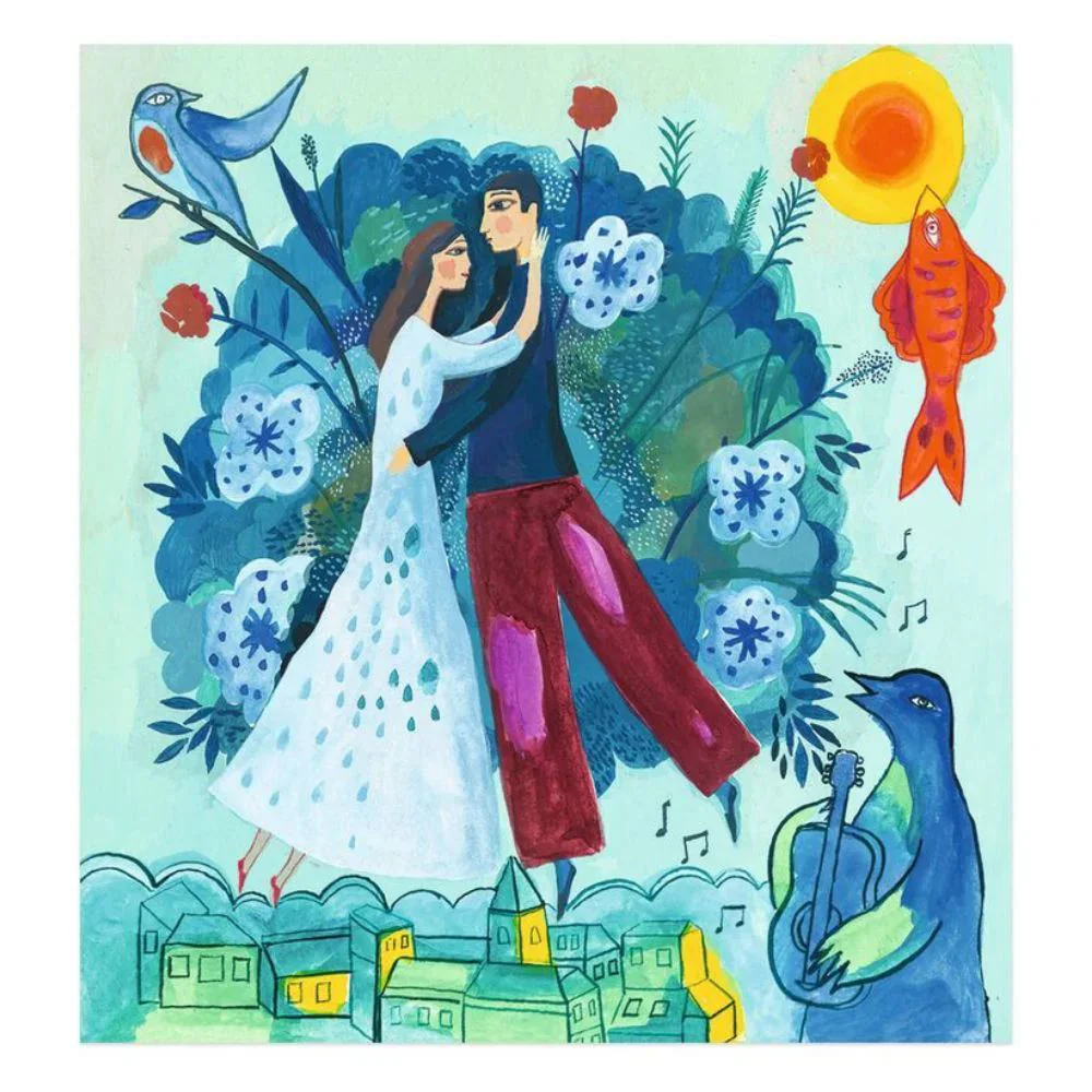 Набор для рисования гуашью Djeco In a Dream by Marc Chagall