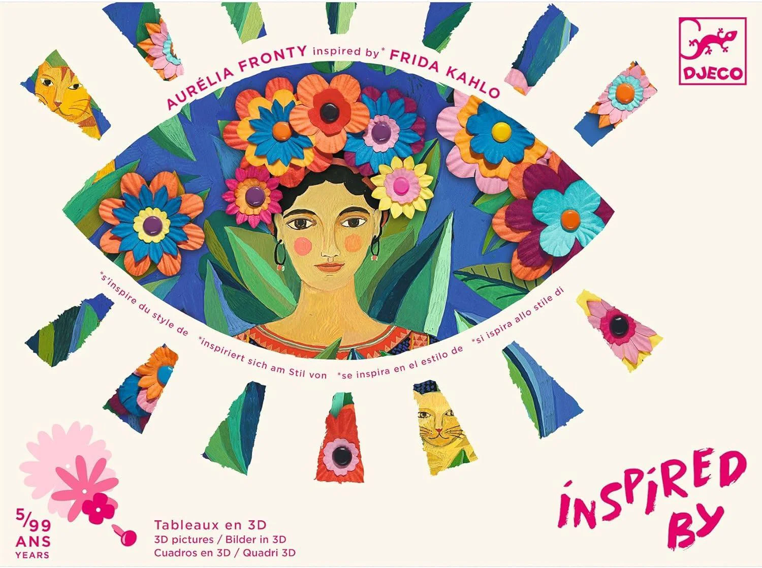 Набор для создания цветочных коллажей Djeco Coyoacan Coyoacan by Frida Kahlo