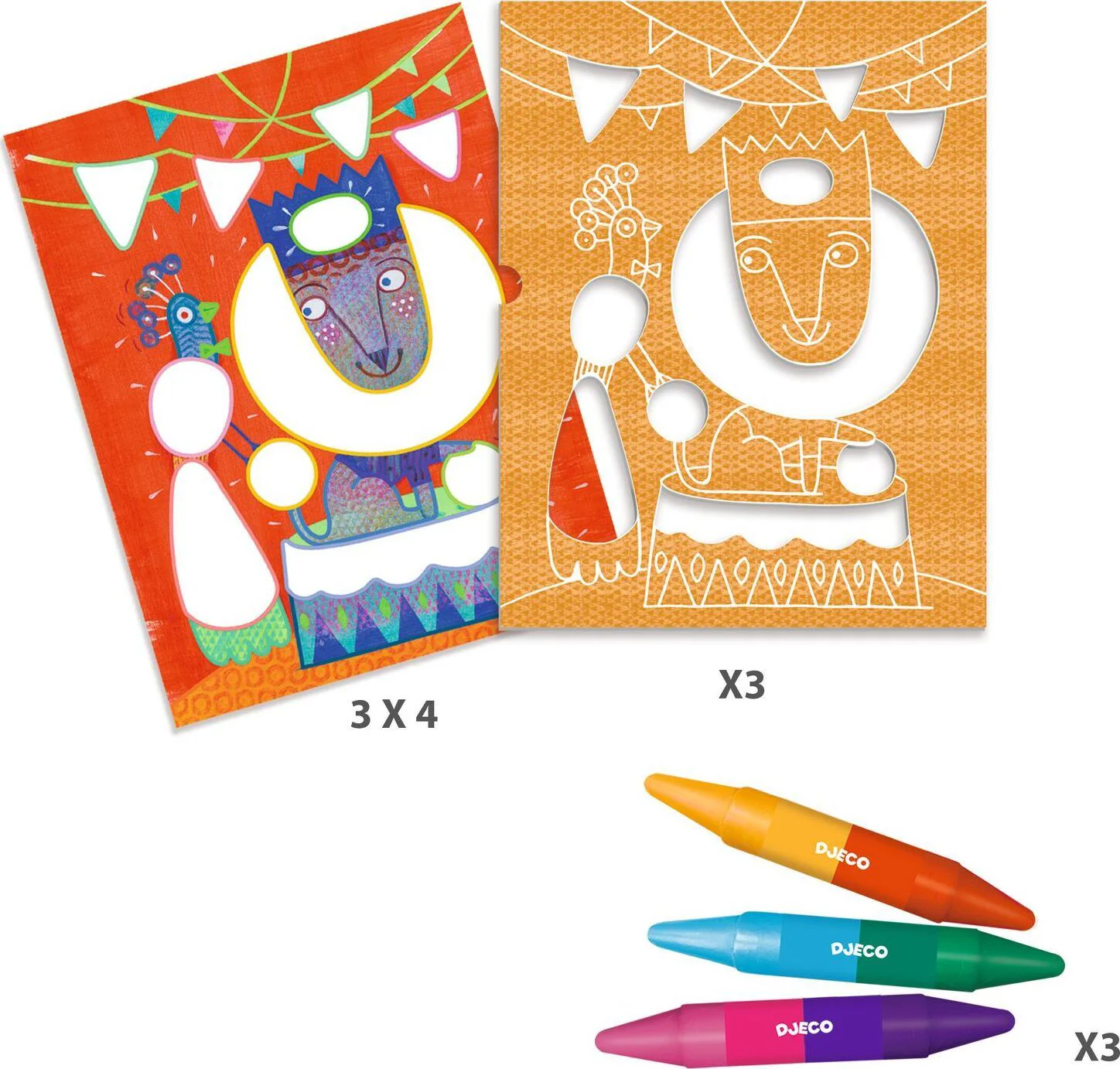 Набор для рисования Djeco Colorful Circus