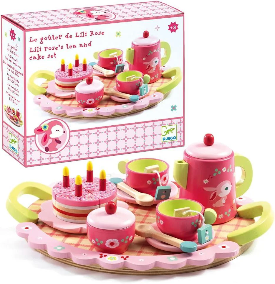Деревянный игровой набор Djeco Lili Rose's Tea Party