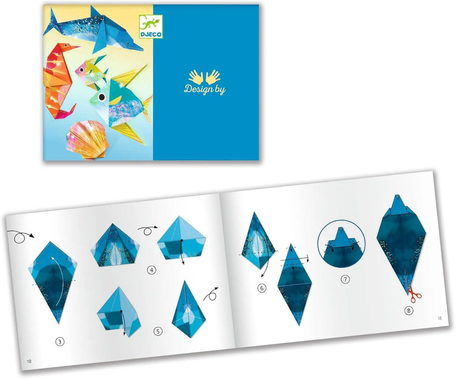 Творческая игра Origami Djeco Морские существа