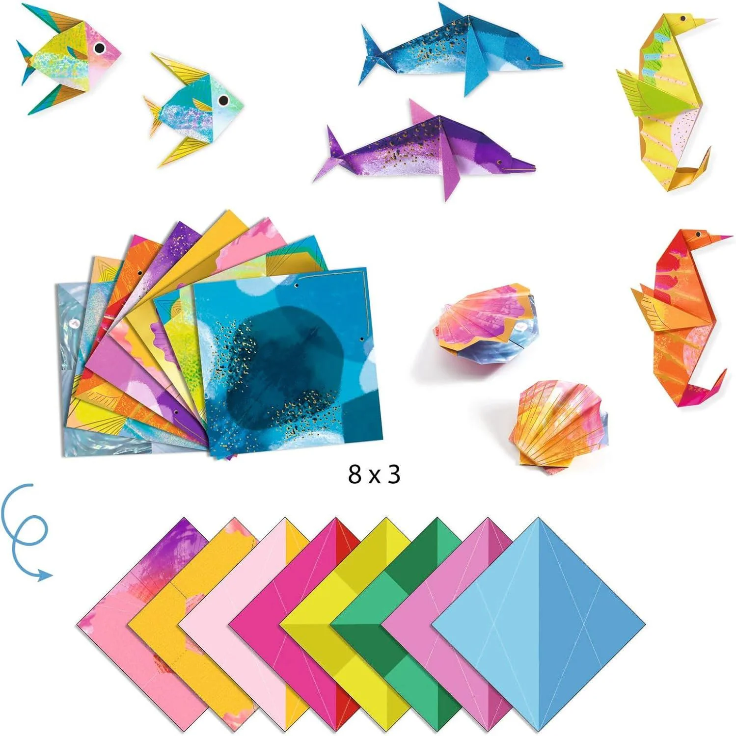 Творческая игра Origami Djeco Морские существа
