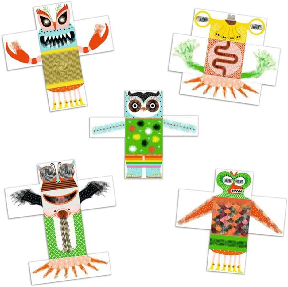 Joc creativ magnetic Djeco KinOptik RigoloMonster