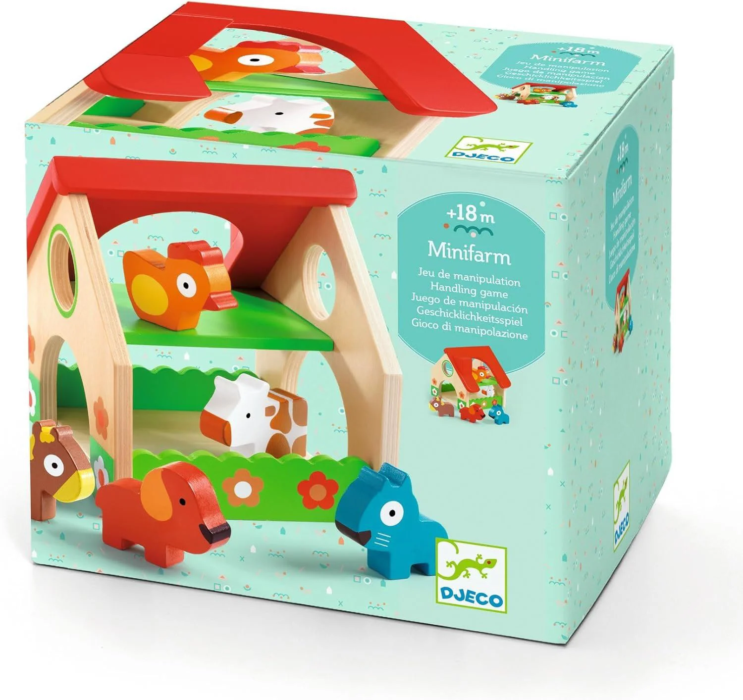 Деревянный игровой набор Djeco Мини-ферма