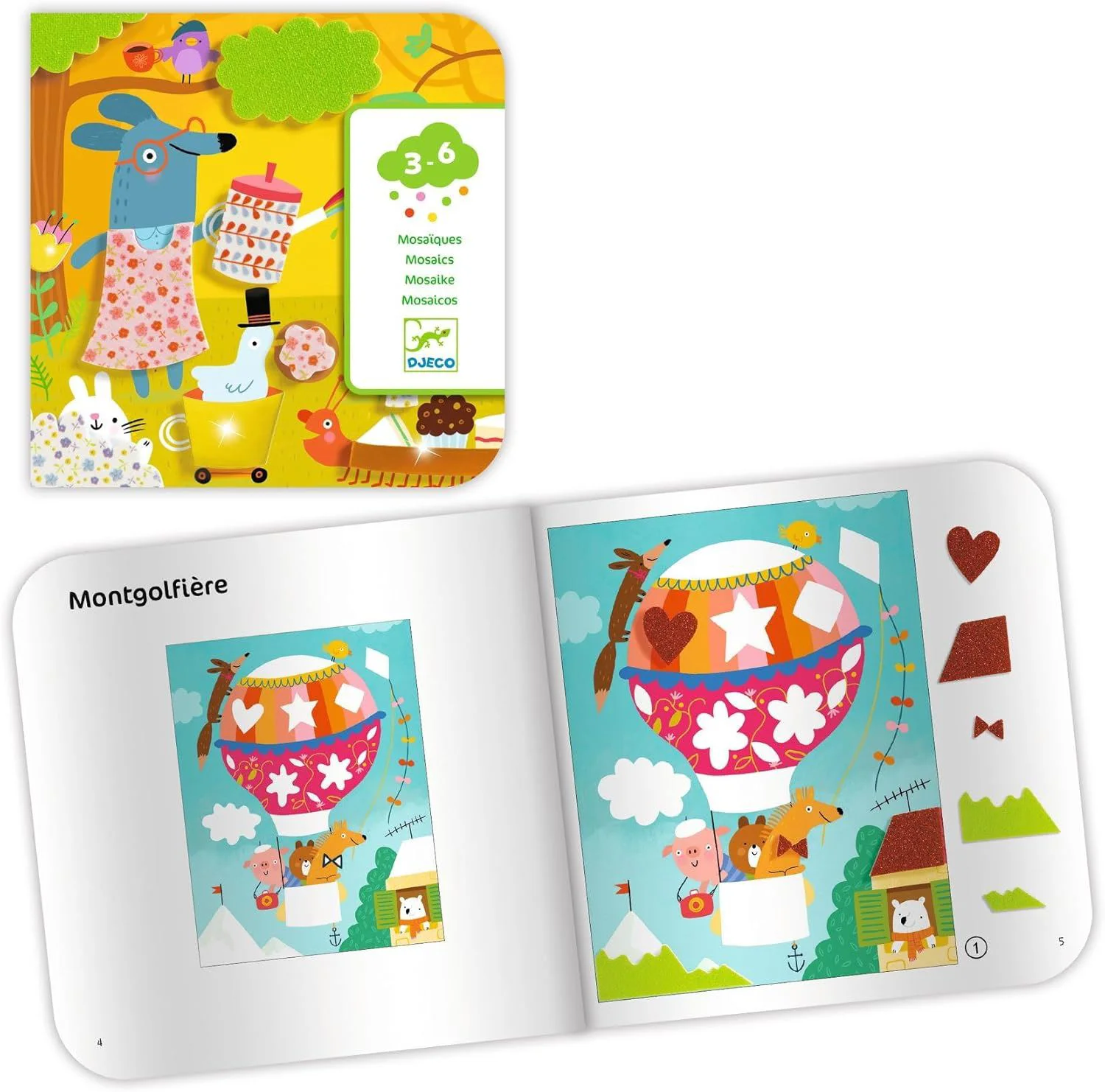 Set de creatie Djeco Foam Fun foto