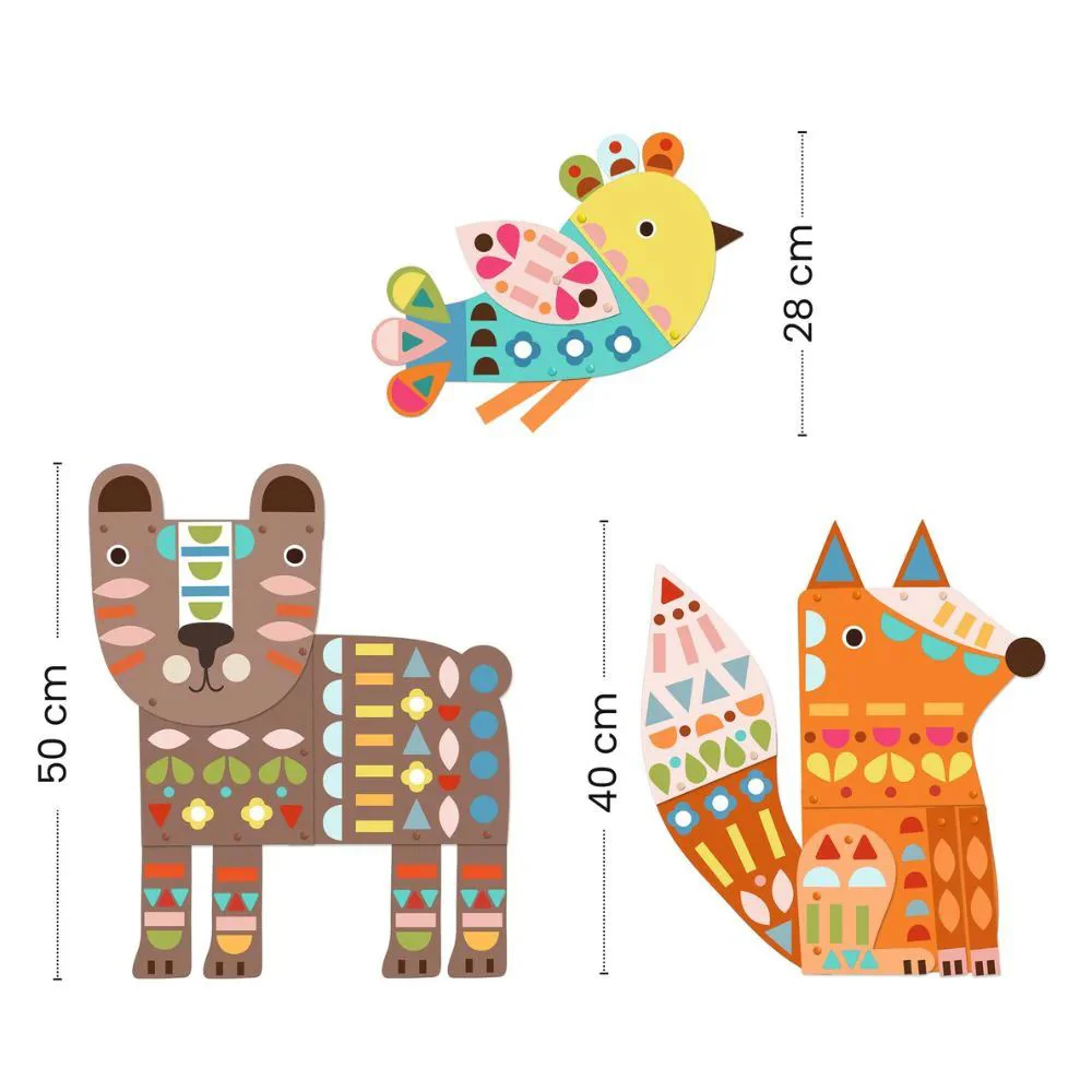 Set de creatie Djeco 3 Giant Animals foto