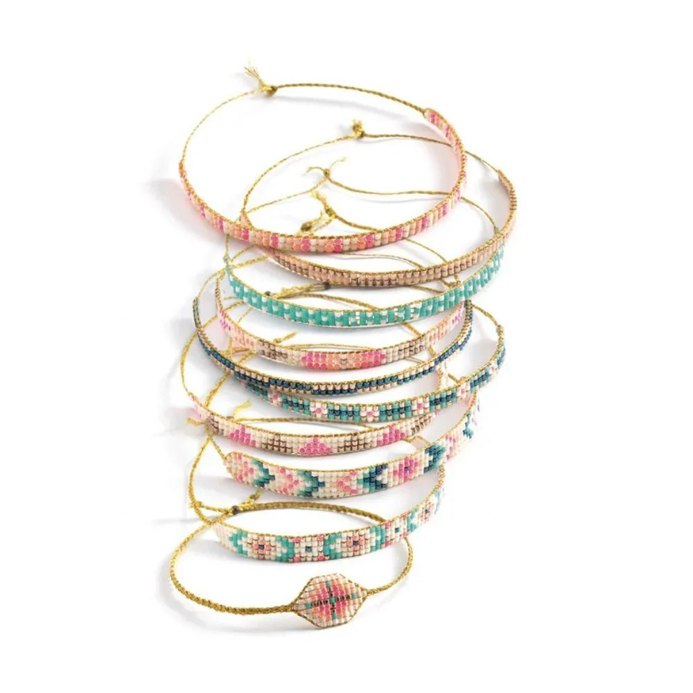 Set de creatie cu margele Djeco Tiny Beads foto