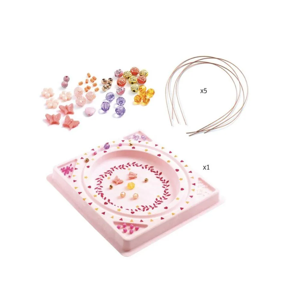 Set de creatie a bentitelor pentru cap Djeco Precious foto