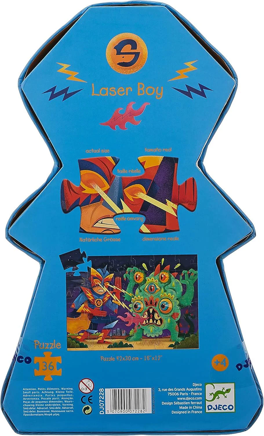 Puzzle Djeco Laser Boy, 36 el. foto