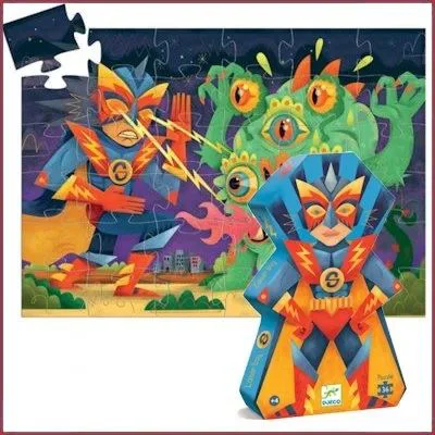 Puzzle Djeco Laser Boy, 36 el. foto