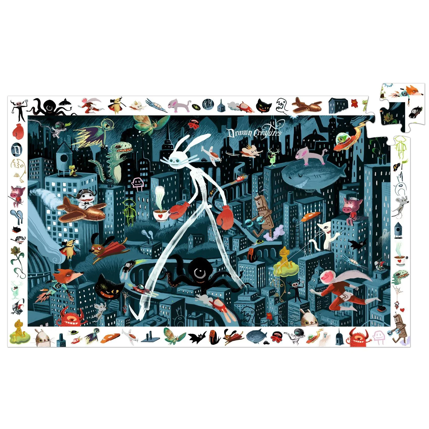 Puzzle Djeco Night City, 200 el. foto