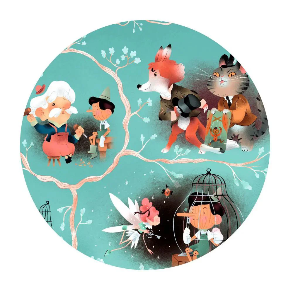 Puzzle Djeco Pinocchio, 54 el. foto
