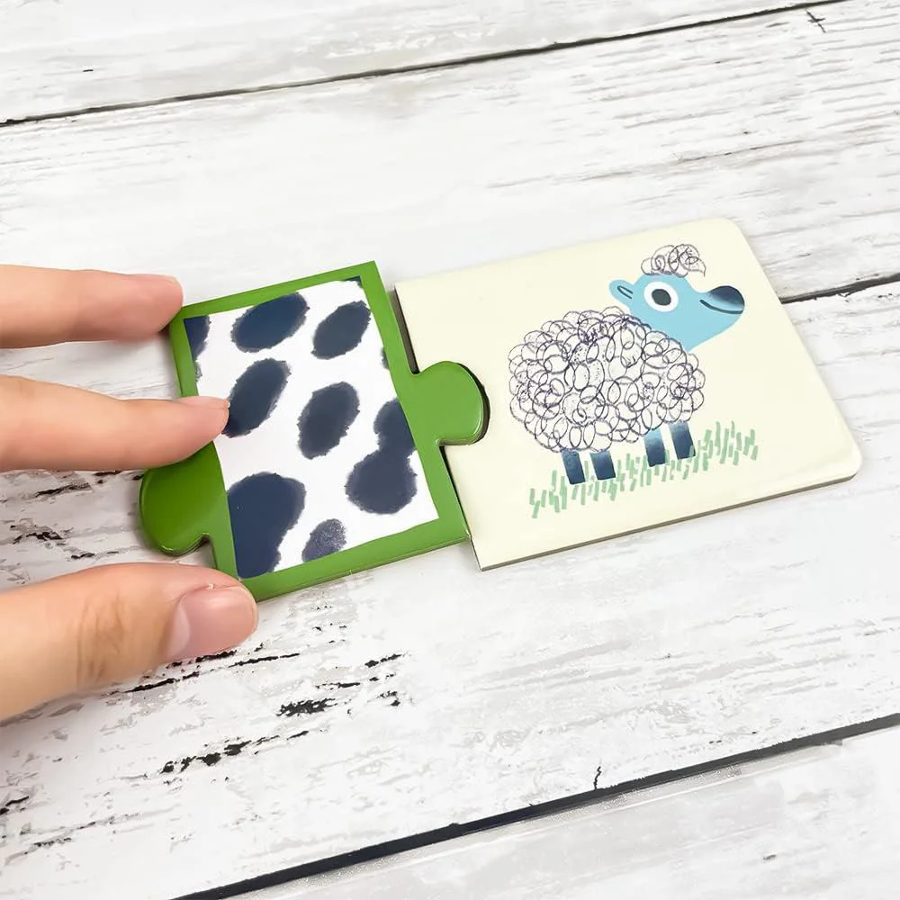 Puzzle educativ Djeco Trio Animale Dezbracate