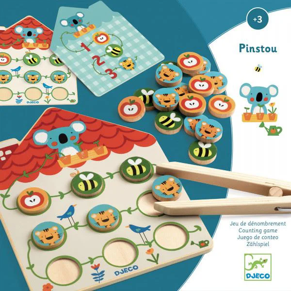 Развивающая деревянная игра Djeco Pinstou
