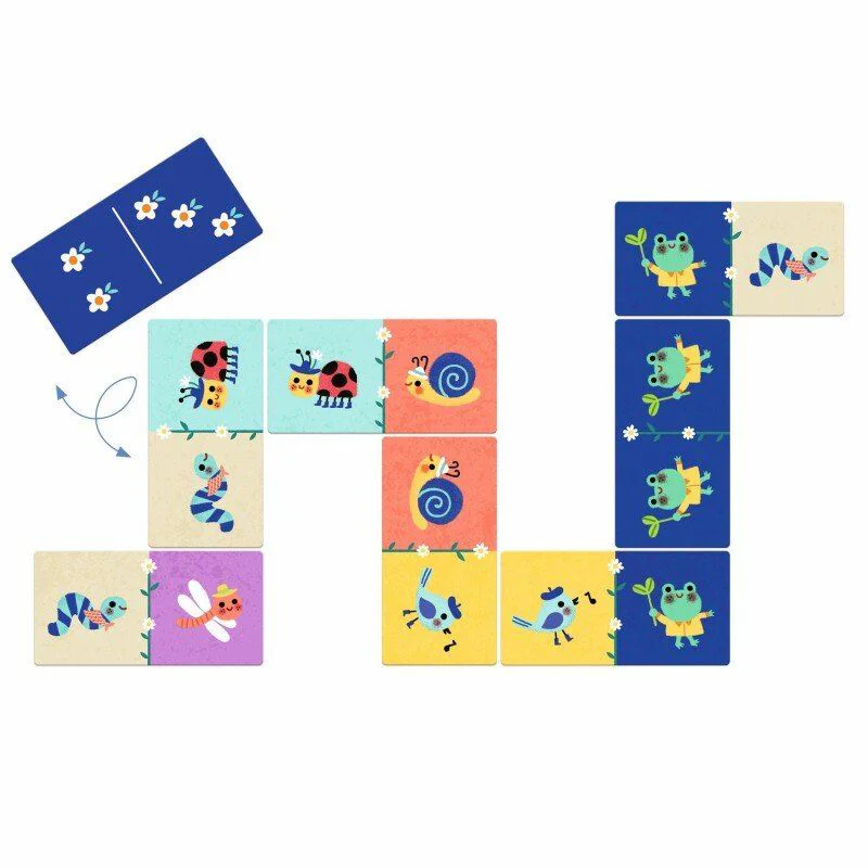 Игра Djeco Domino Животные