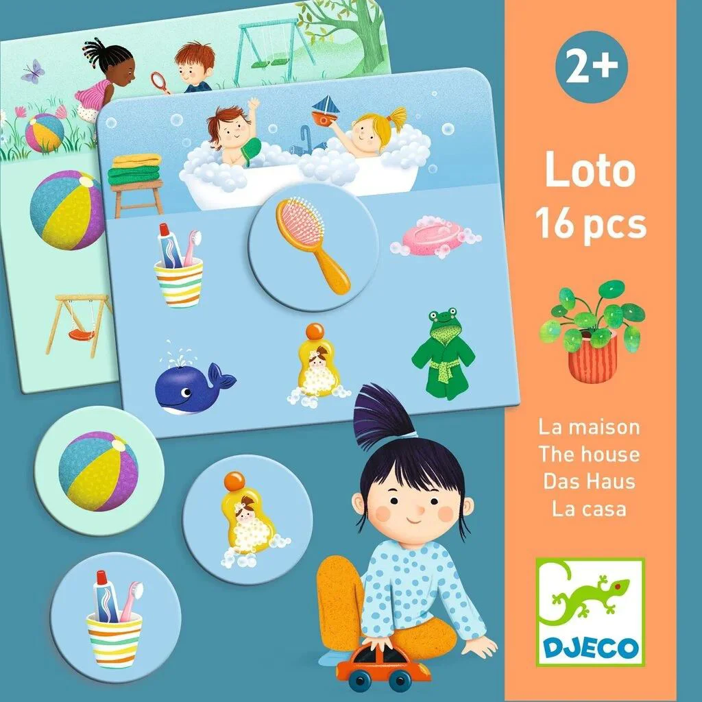 Игра Djeco Loto Домашние предметы