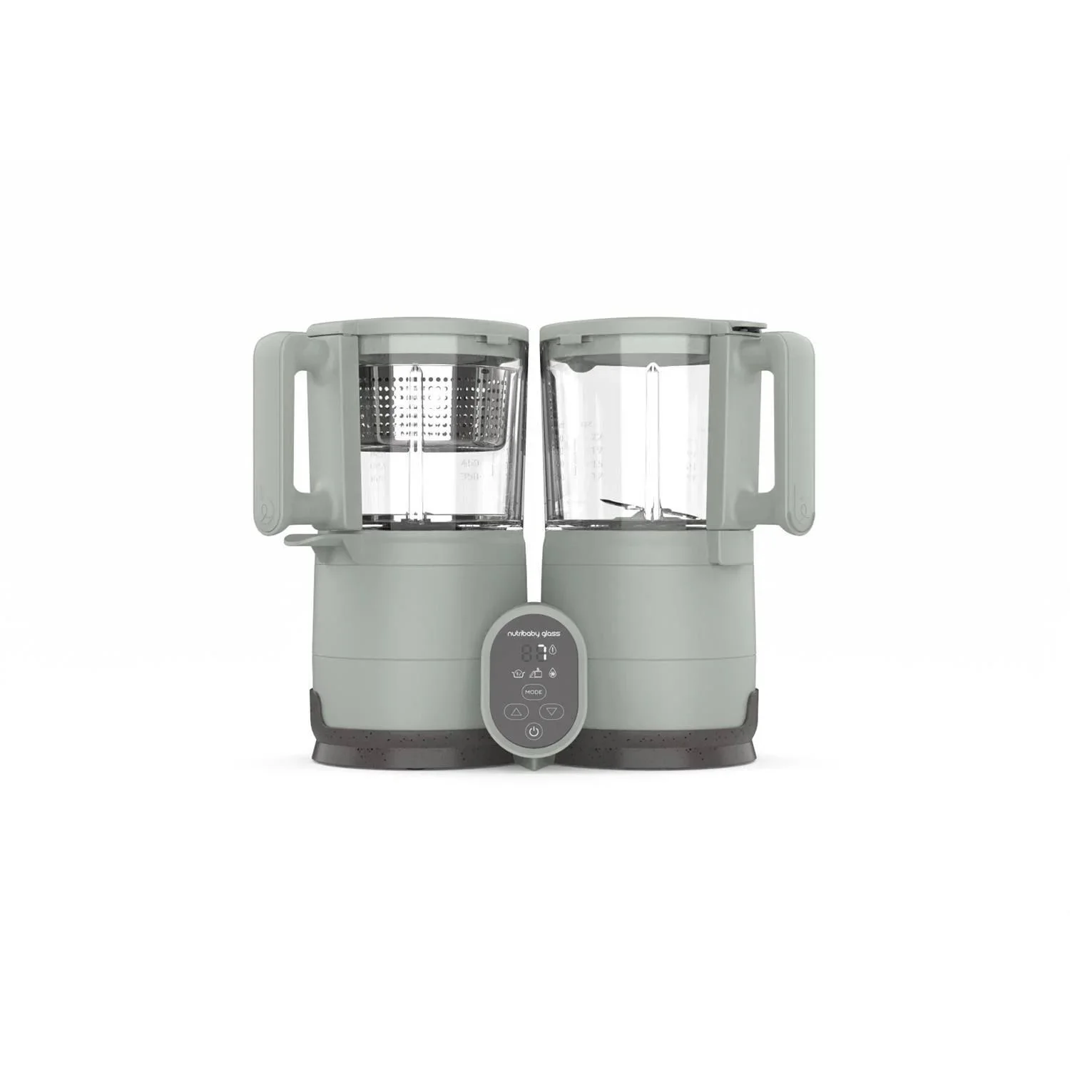 Многофункциональный кухонный комбайн 4-в-1 Babymoov Nutribaby Glass Celadon Green