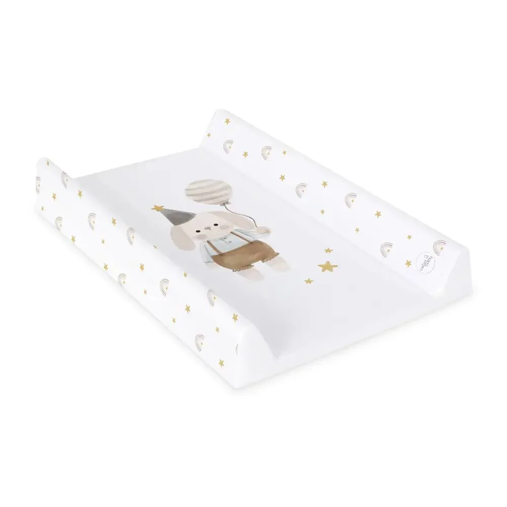 Твёрдый пеленальный коврик Ceba Baby Ultra Light Birthday Bunny, 70x50 см foto
