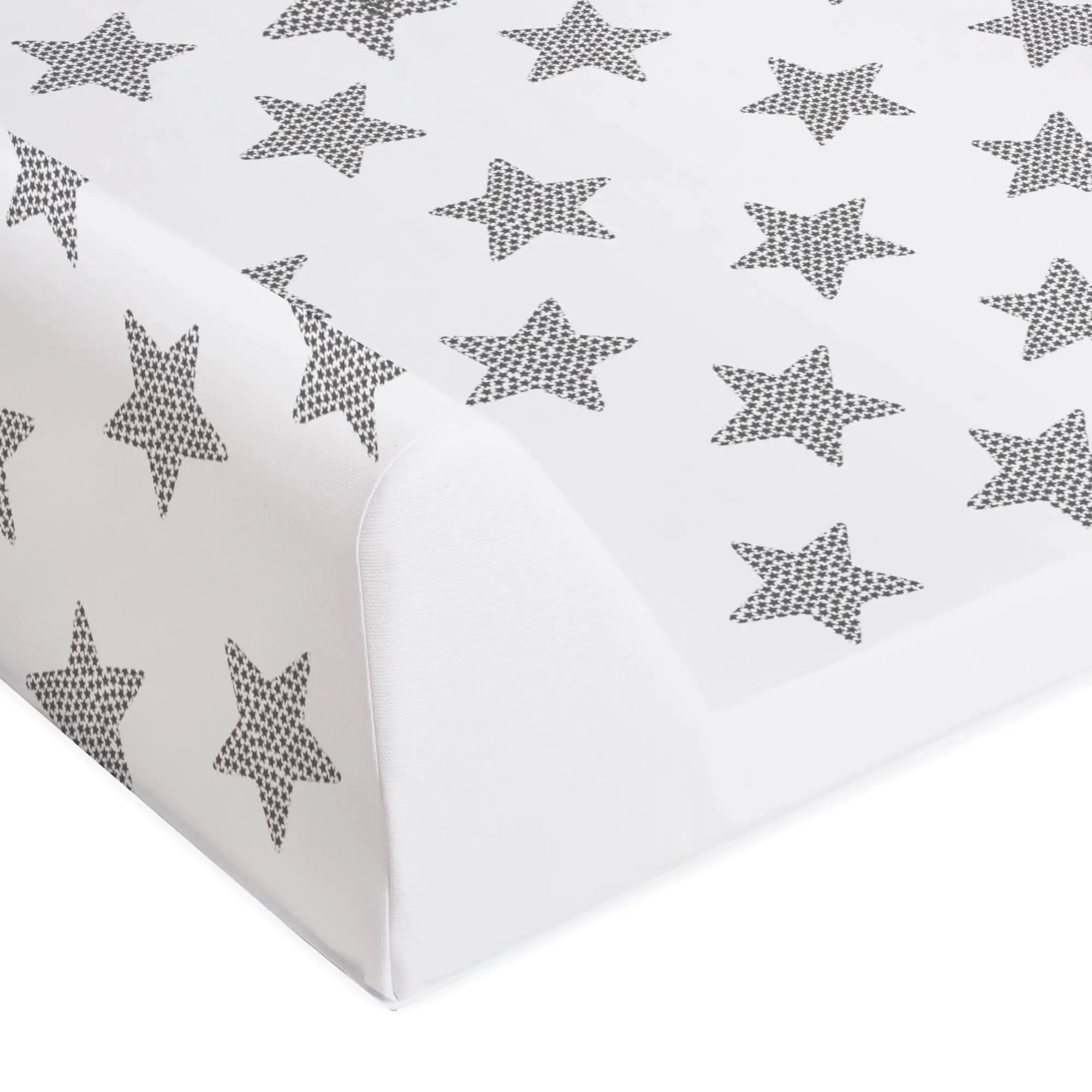 Твёрдый двухсторонний пеленальный коврик Ceba Baby Comfort Day & Night Stars, 80x50 см