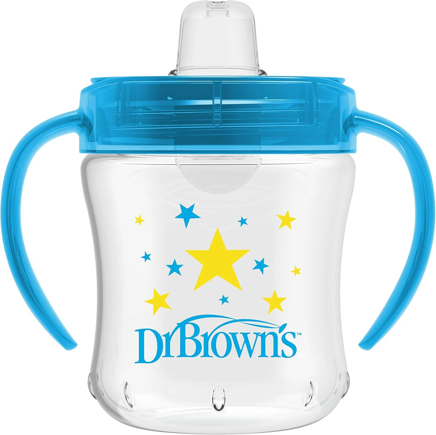 Переходный поильник с мягким носиком Dr. Brown’s Синий (6+ мес.), 180 мл
