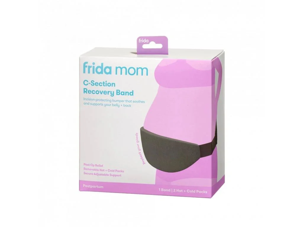 Centura abdominala postnatala cu pernute din gel Frida Mom