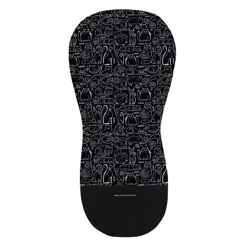 Salteluta pentru carucior Petite&Mars Foamy Black Cats