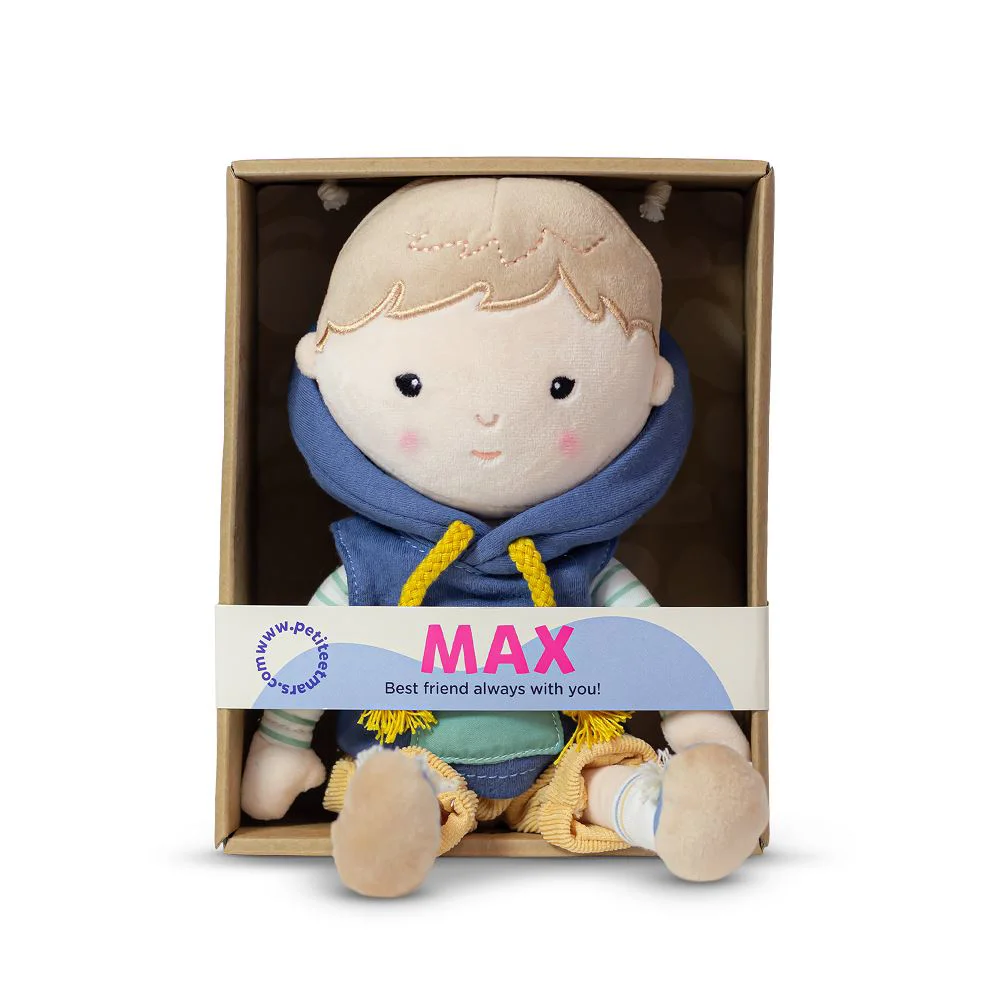 Плюшевая кукла Petite&Mars Макс, 35 см
