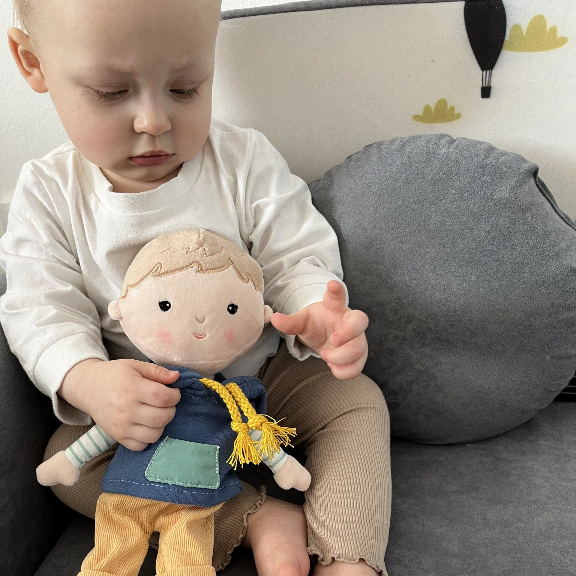 Плюшевая кукла Petite&Mars Макс, 35 см