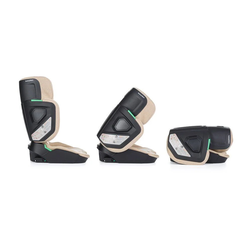 Scaun auto cu isofix i-Size Petite&Mars Flex Pro i-Size Caramel Brown, 100-150 cm