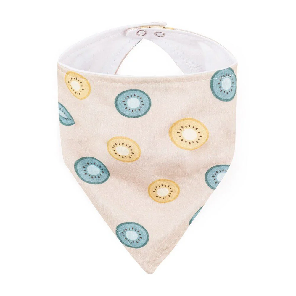 Set bandane bavetica Petite&Mars Luke Beige Kiwis/Misty Green, 2 buc. foto