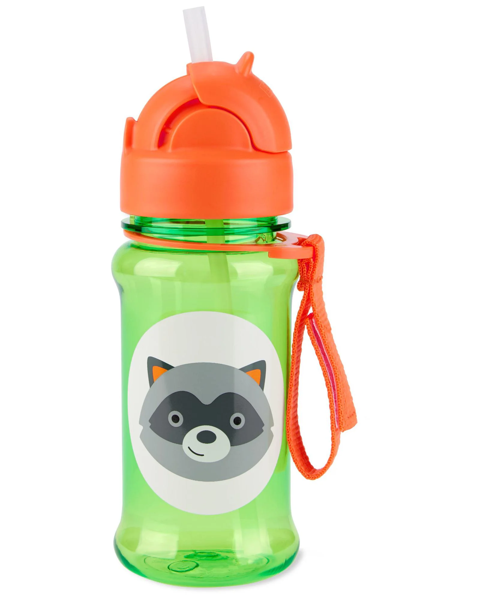 Sticluta cu pai din tritan Skip Hop Zoo Raccoon foto