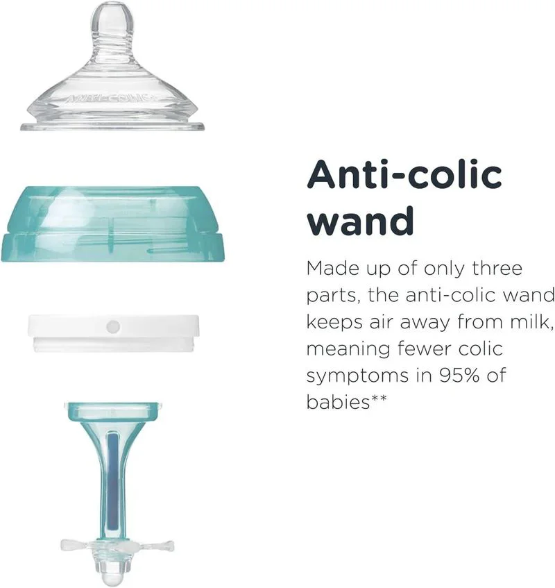Biberon anti-colici cu autosterilizare Tommee Tippee Advanced Natural Start, 260 ml foto