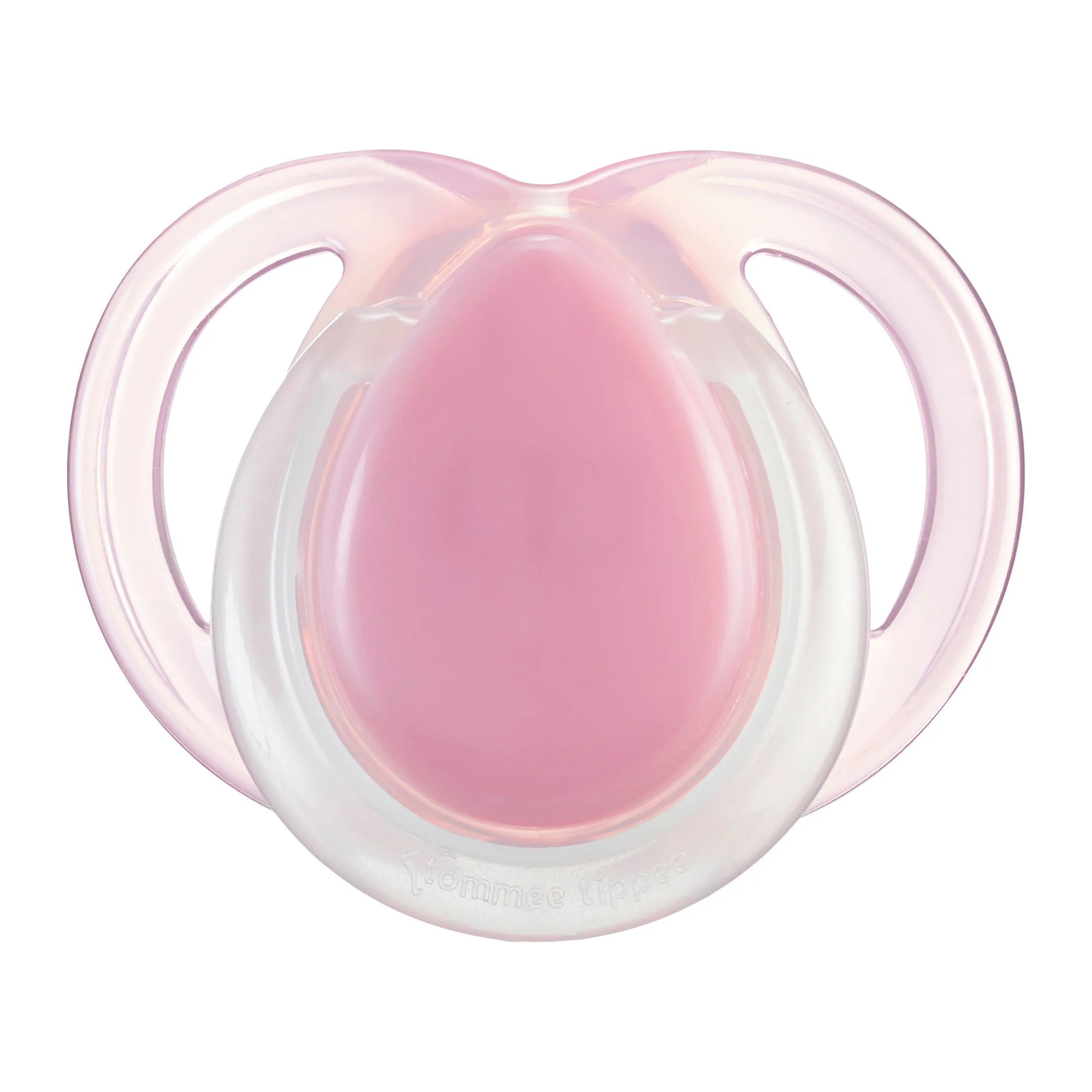 Suzete ortodontice din silicon de noapte Tommee Tippee Roz (0-6 luni), 2 buc. foto