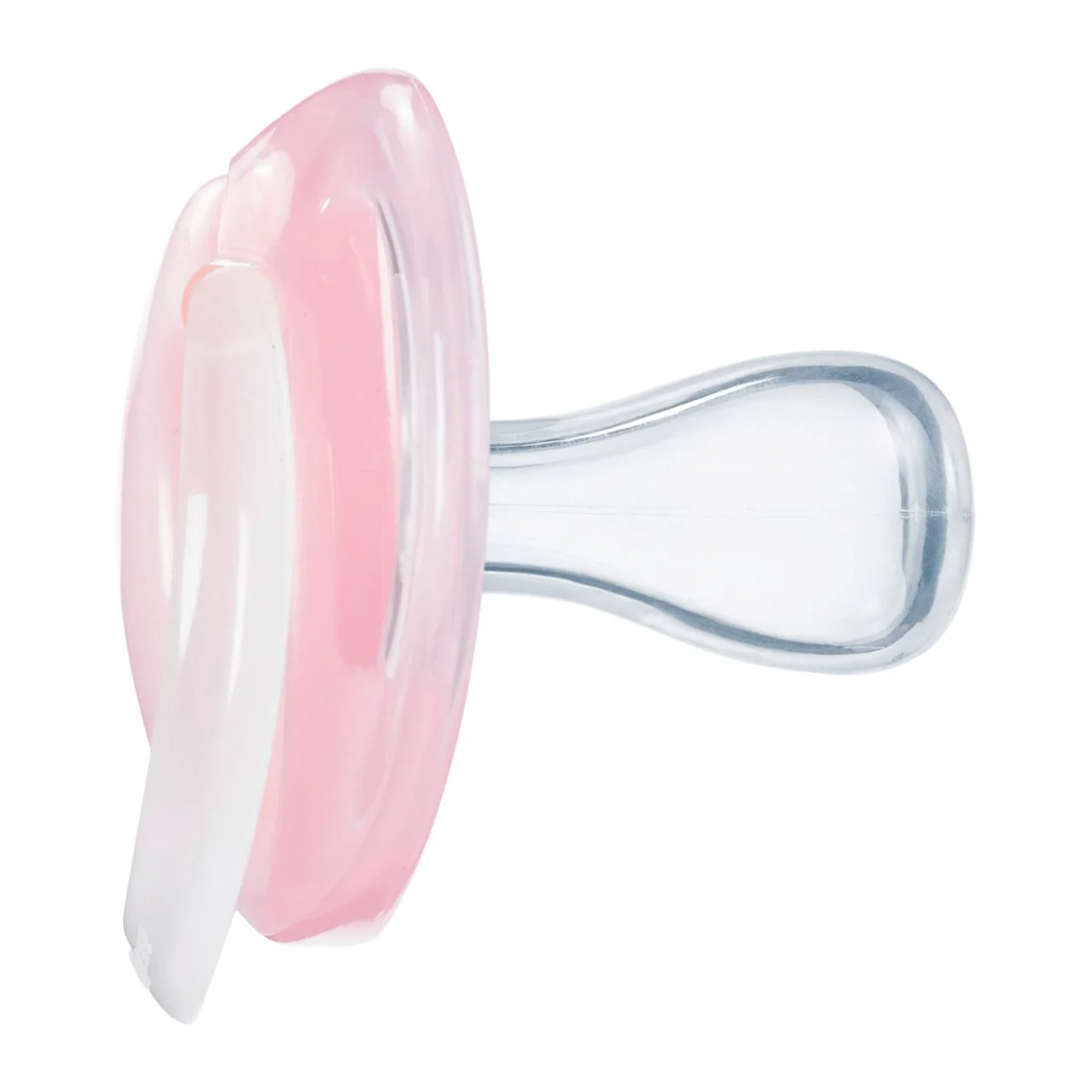 Suzete ortodontice din silicon de noapte Tommee Tippee Roz (0-6 luni), 2 buc. foto