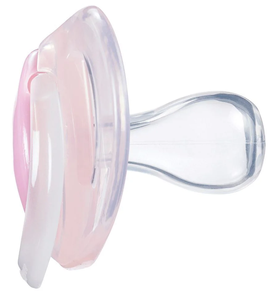 Suzete ortodontice din silicon Tommee Tippee Roz (6-18 luni), 2 buc. foto