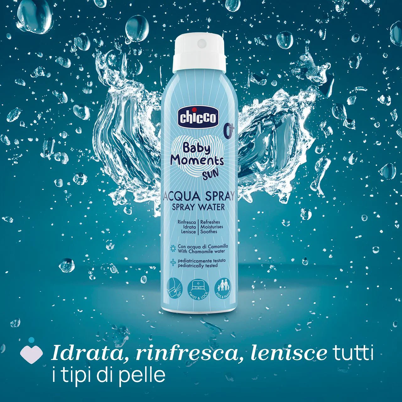 Спрей-освежитель на водной основе Chicco Baby Moments (0+ мес.) foto