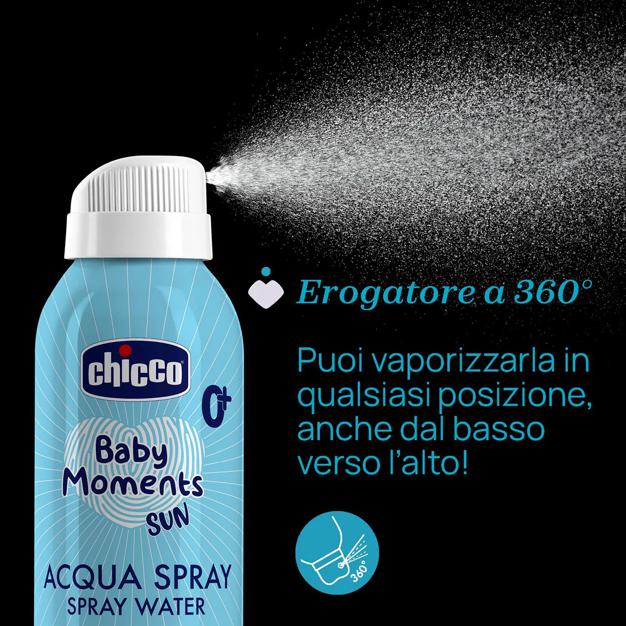 Спрей-освежитель на водной основе Chicco Baby Moments (0+ мес.) foto